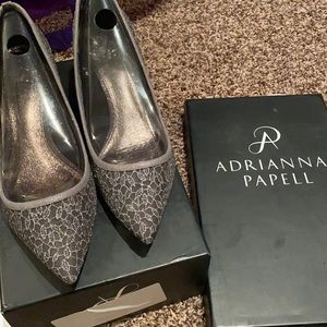 Adranna Papell shoes gun powder color worn for few hours excellent condition